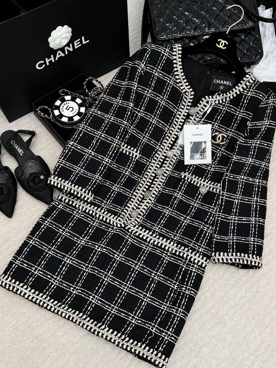 Chanel Cruise 2023  Cotton Tweed Dress