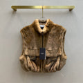 Fendi Brown mink gilet