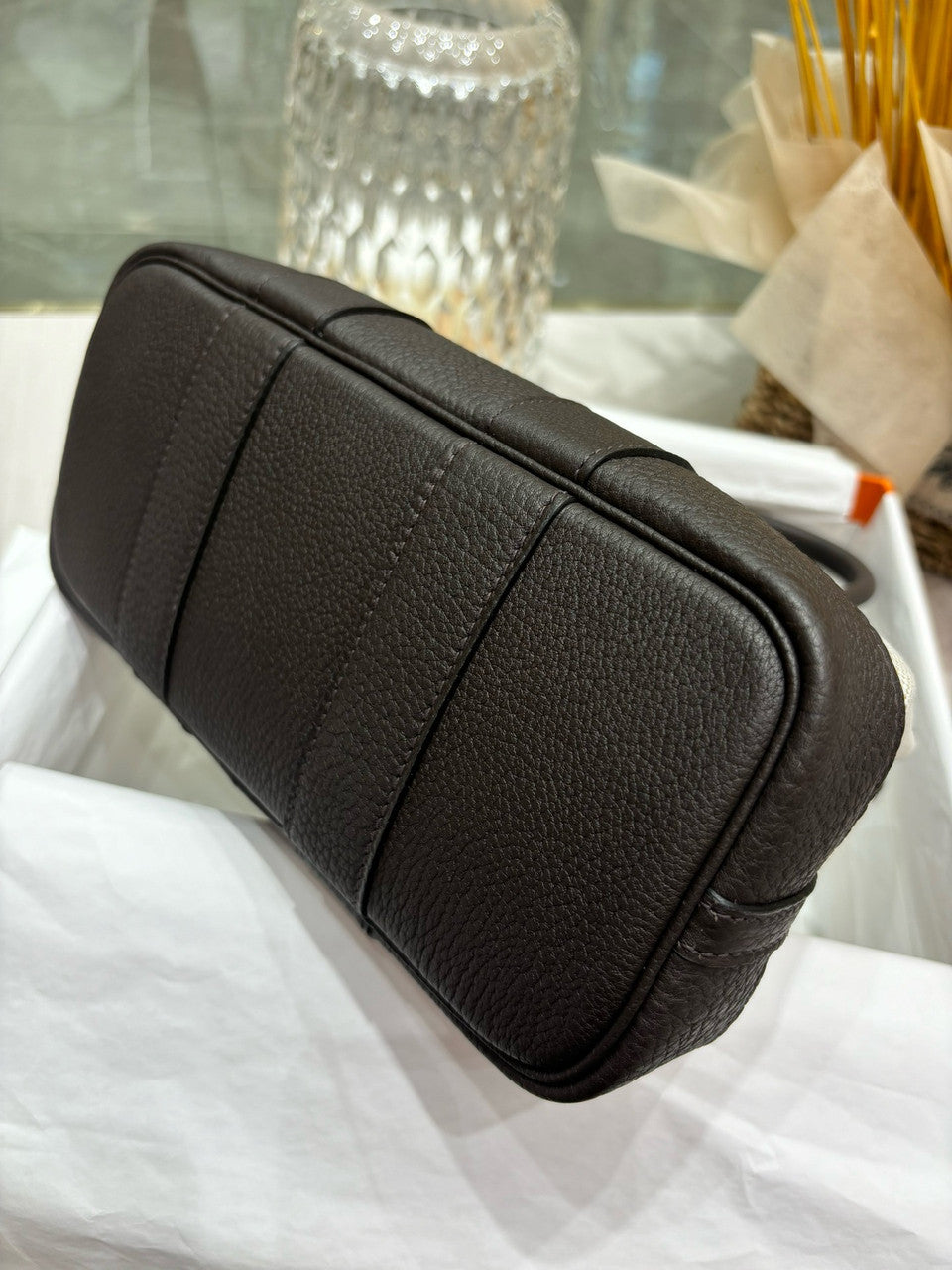 HERMÈS GARDEN PARTY MINI TOTE BLACK Hermes