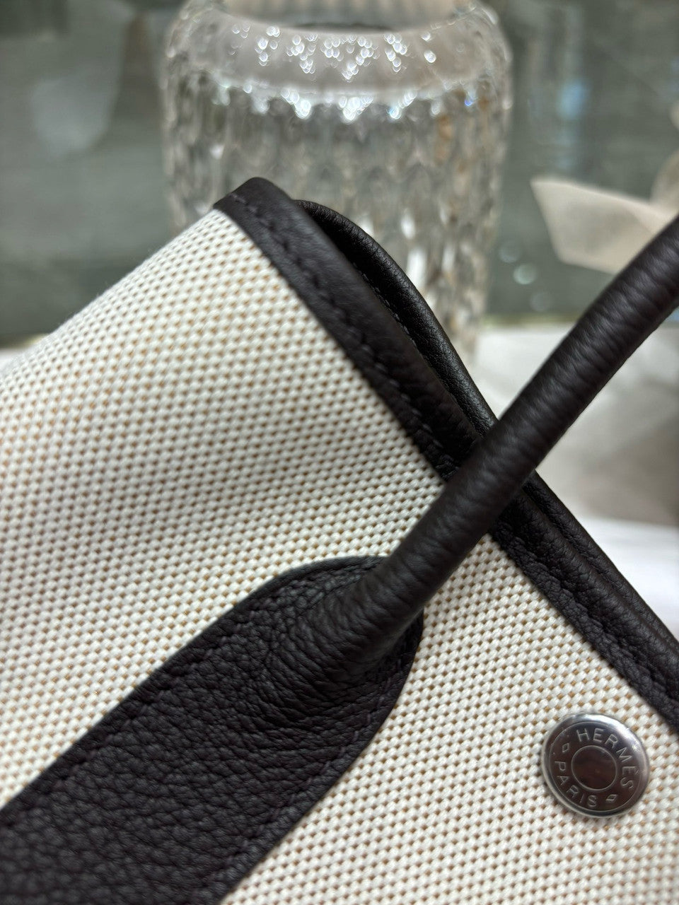 HERMÈS GARDEN PARTY MINI TOTE BLACK Hermes