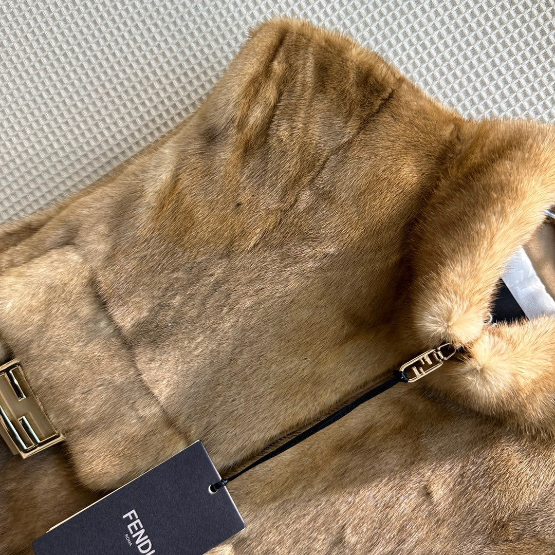 Fendi Brown mink gilet