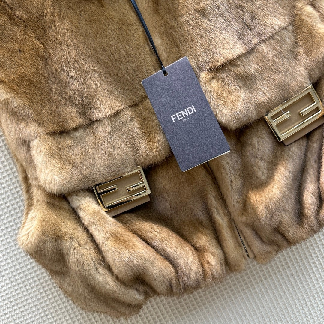 Fendi Brown mink gilet