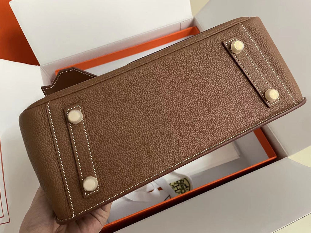 Hermès Birkin 30 Sellier en Désordre Gold Togo and Swift Gold Hardware
