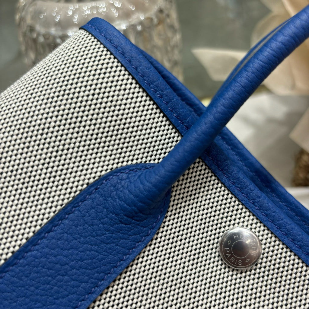 HERMÈS GARDEN PARTY MINI TOTE BLUE Hermes