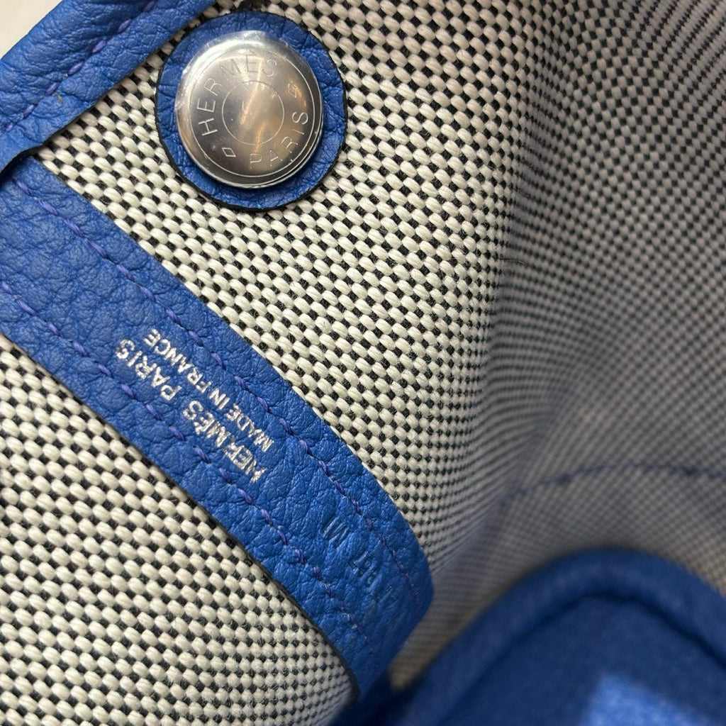 HERMÈS GARDEN PARTY MINI TOTE BLUE Hermes