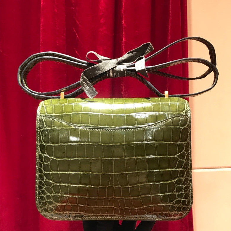 Hermes  Canopee V6Constance 18 Crocodile Niloticus