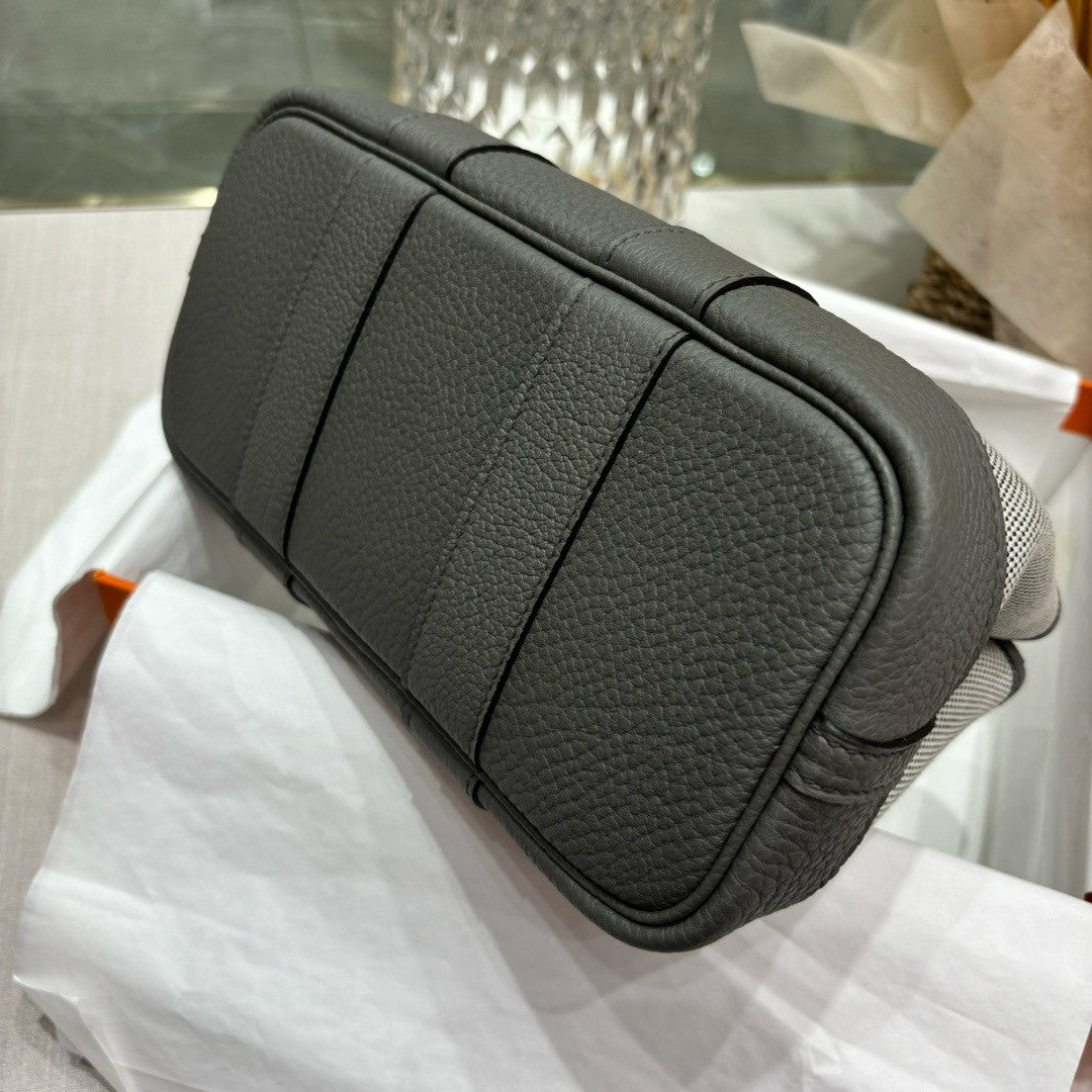 HERMÈS GARDEN PARTY MINI TOTE GREY Hermes