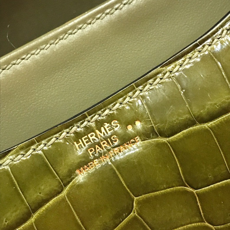 Hermes  Canopee V6Constance 18 Crocodile Niloticus