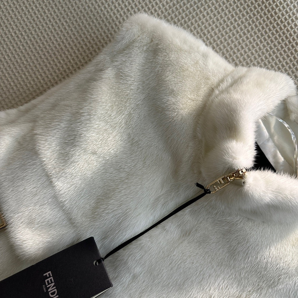 Fendi  White mink gilet