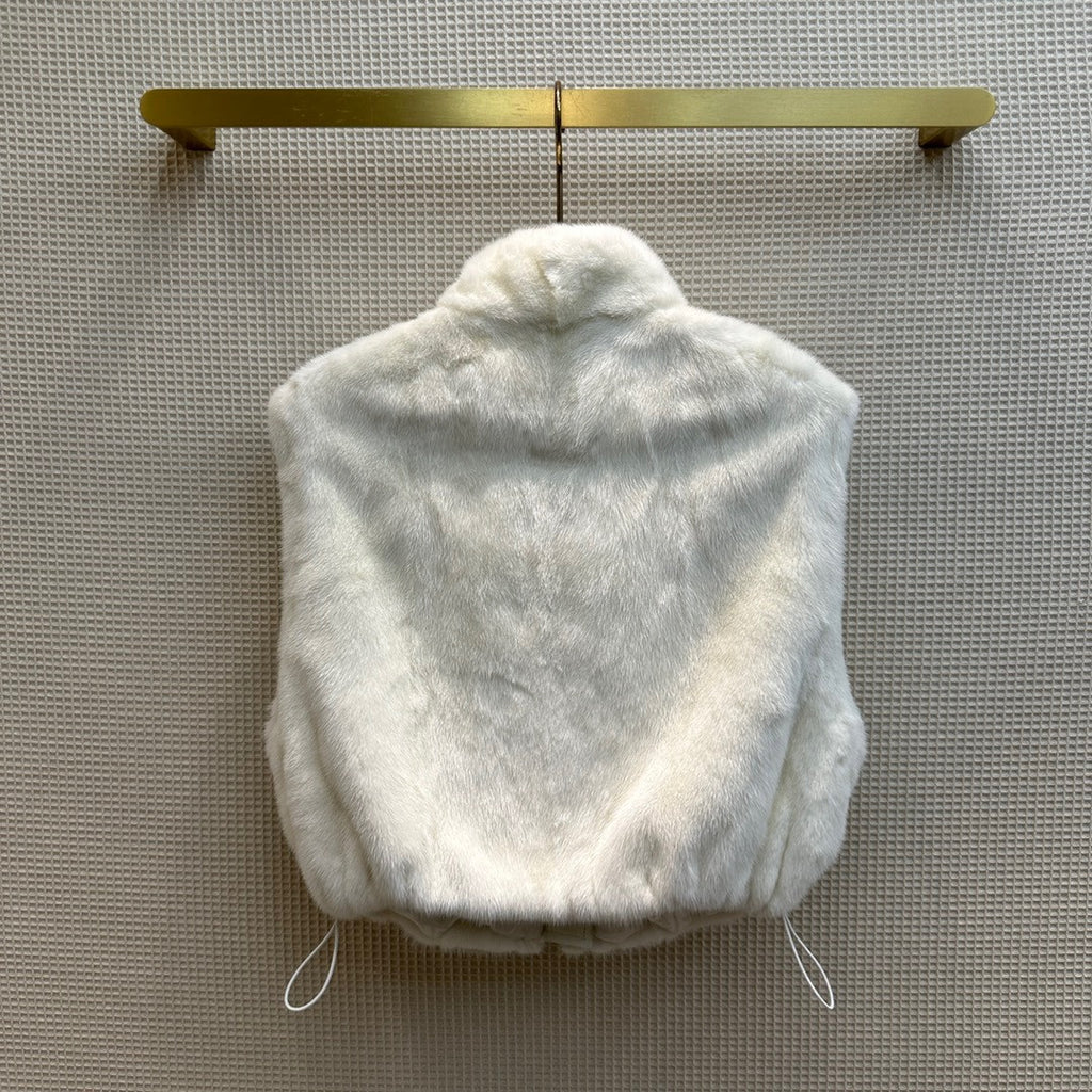 Fendi  White mink gilet