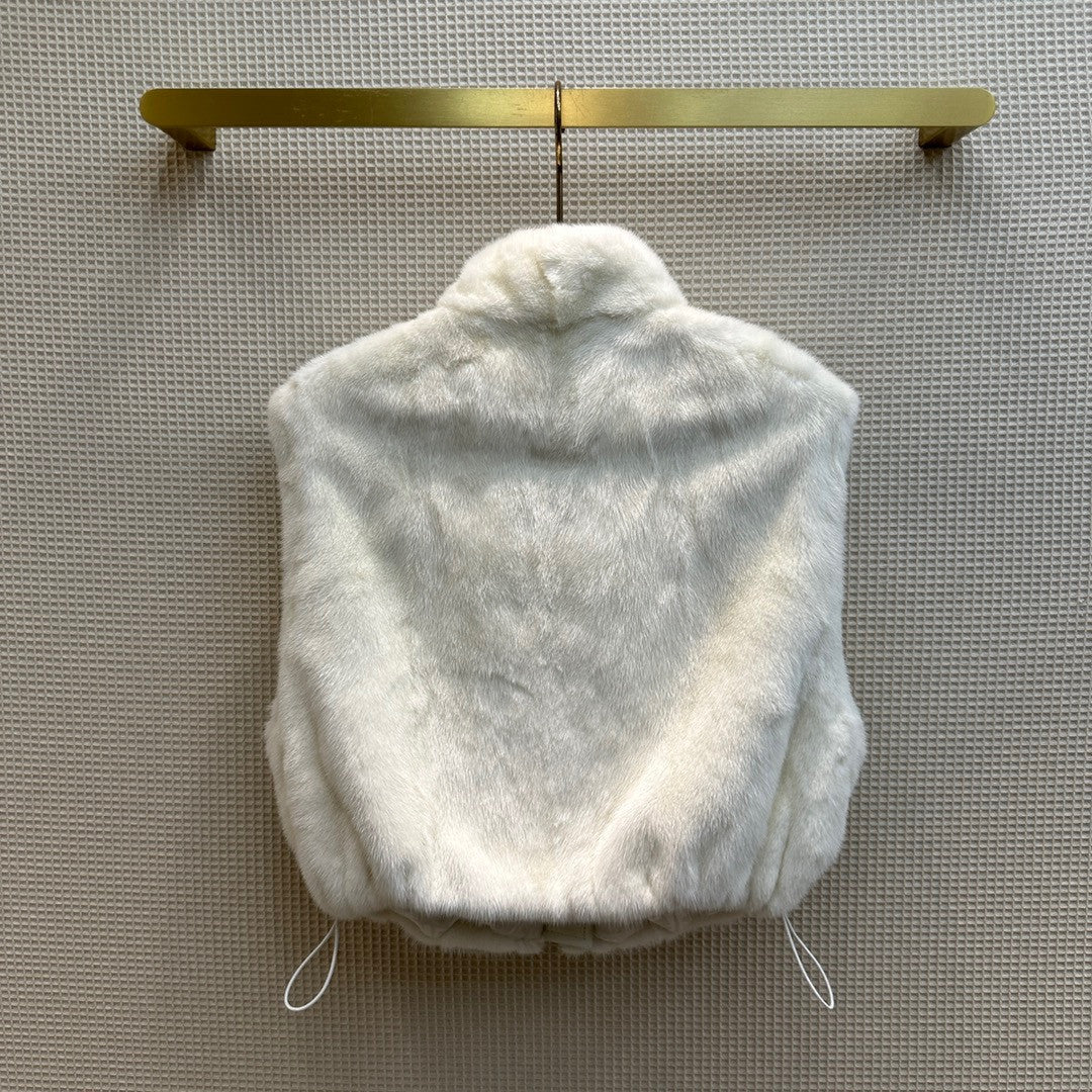 Fendi  White mink gilet