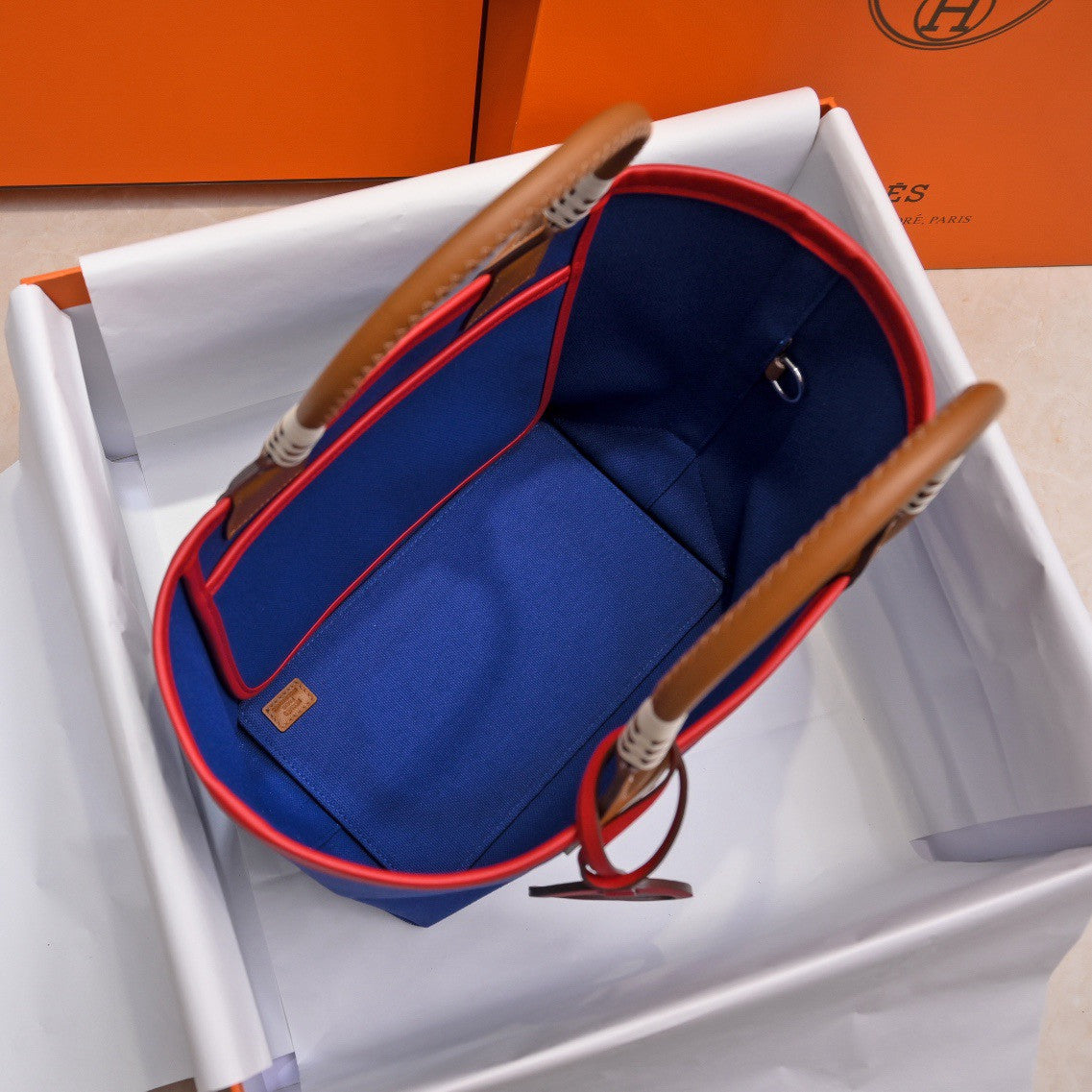 Hermes steeple 25 Blue Hermes