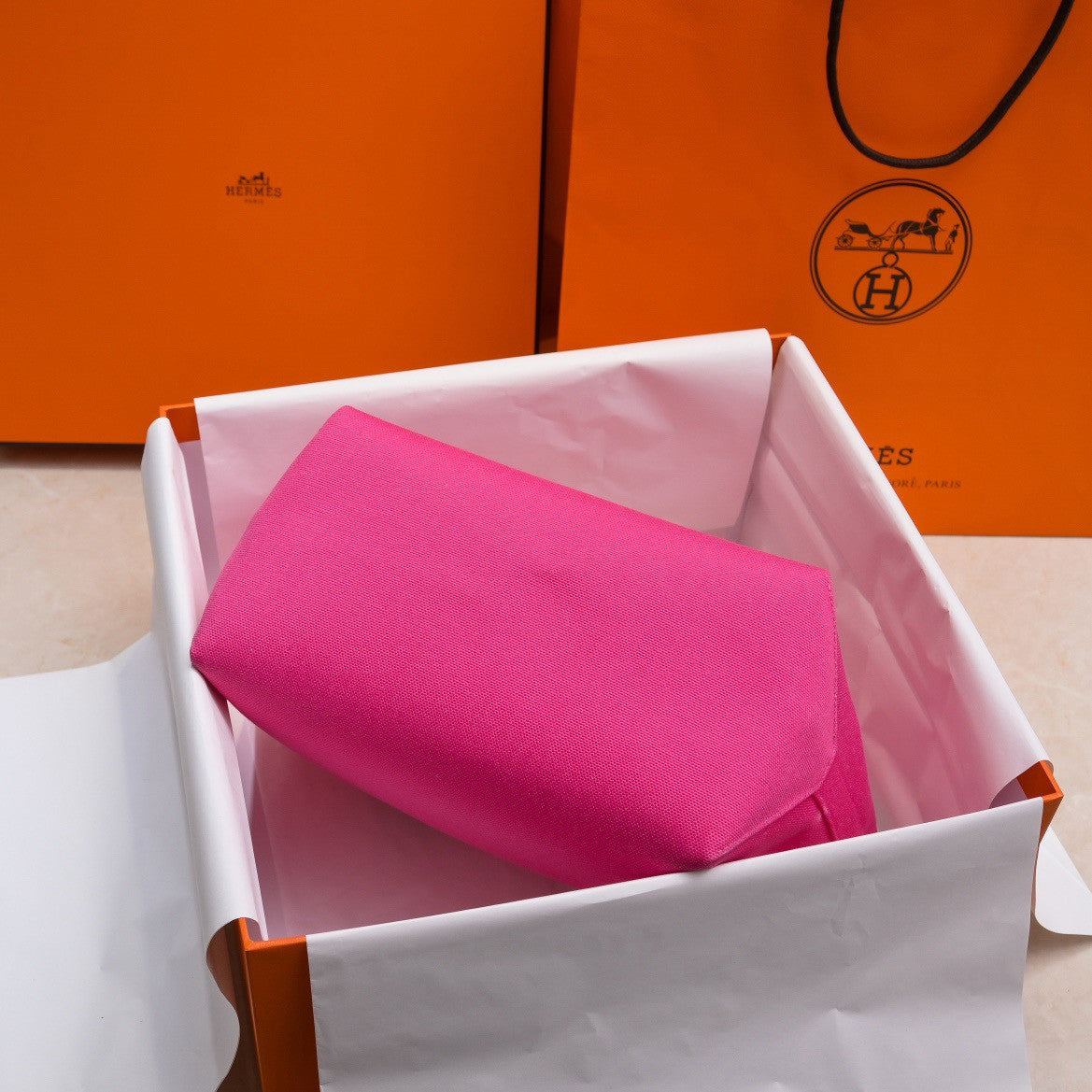 Hermes steeple 25 Fucsia Hermes