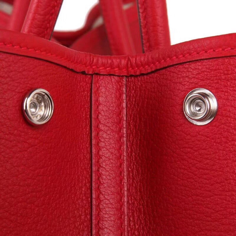Hermes Garden Party 30 bag Red Tomato