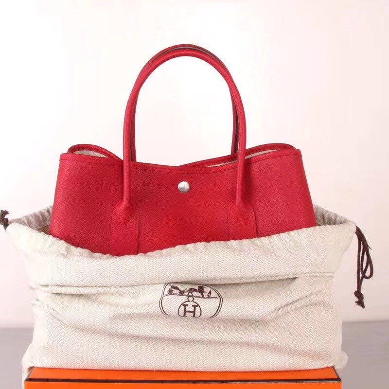 Hermes Garden Party 30 bag Red Tomato