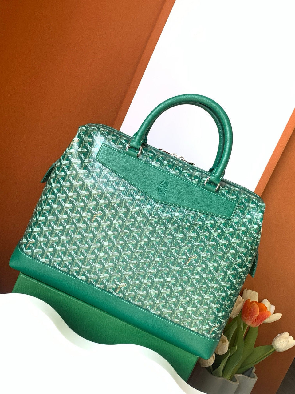 Goyard Cisalpin Document Case Green Goyard