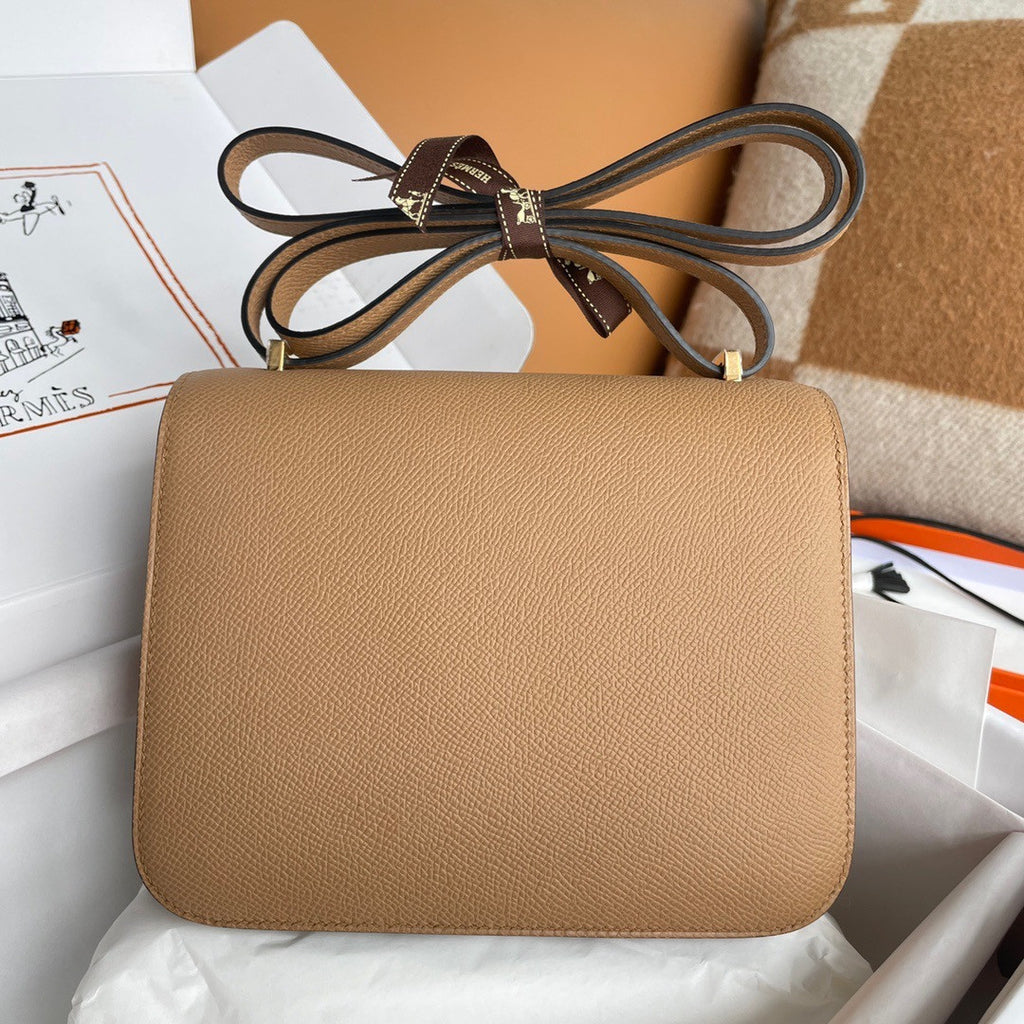 Hermes Chai Constance 19cm Epsom Gold Hardware