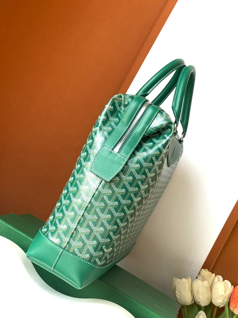 Goyard Cisalpin Document Case Green Goyard