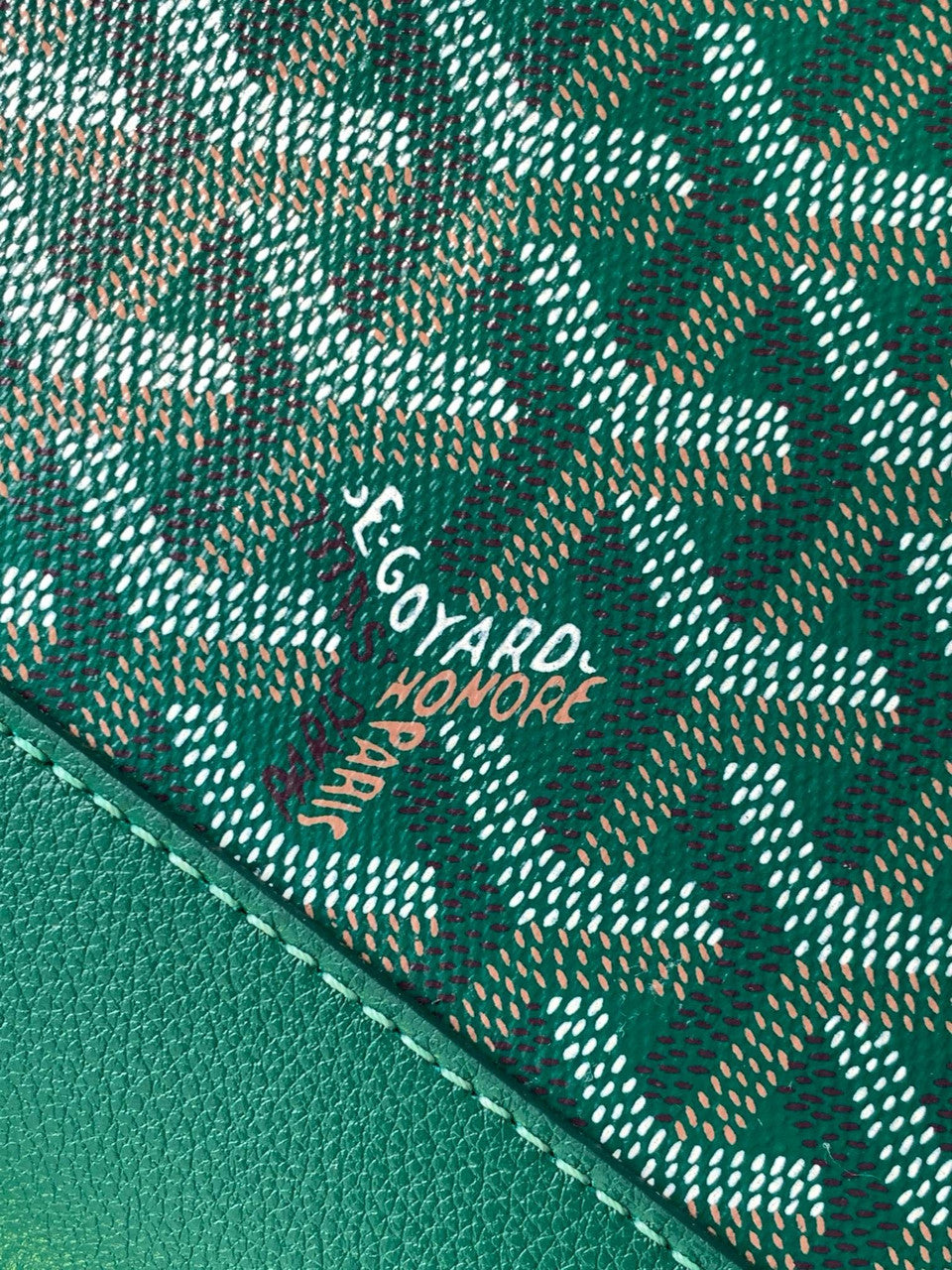 Goyard Cisalpin Document Case Green Goyard