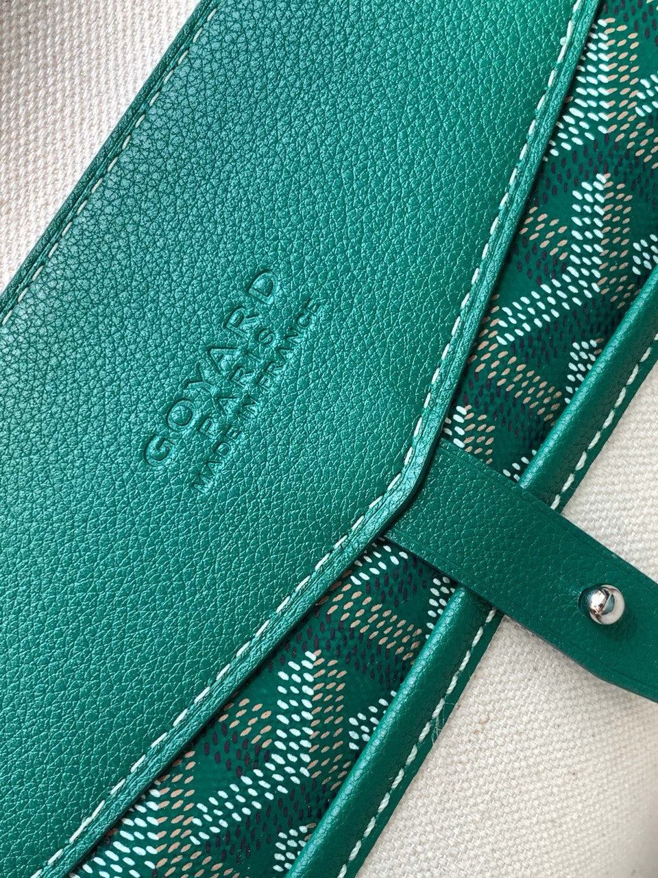 Goyard Cisalpin Document Case Green Goyard