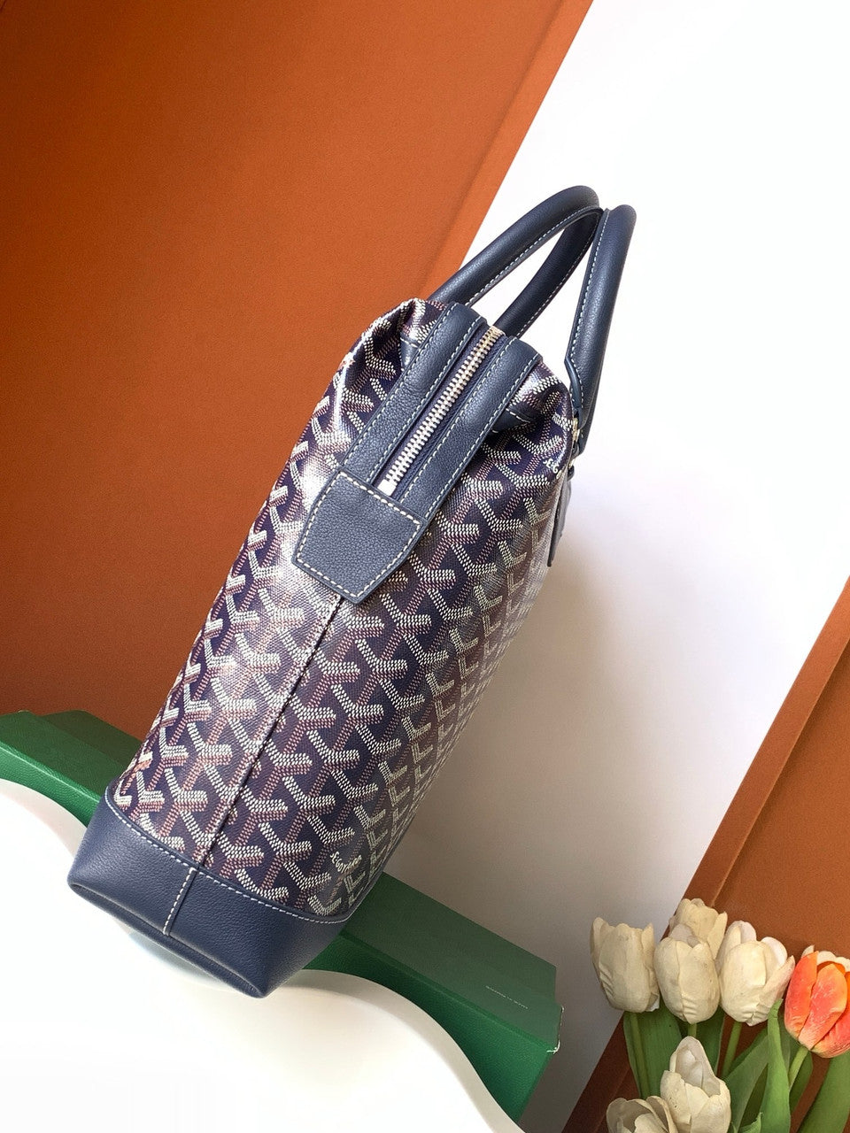 Goyard Cisalpin Document Case Blue Goyard
