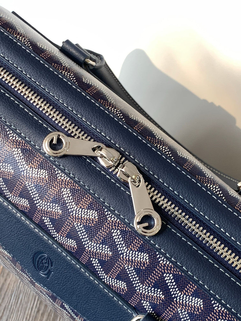 Goyard Cisalpin Document Case Blue Goyard