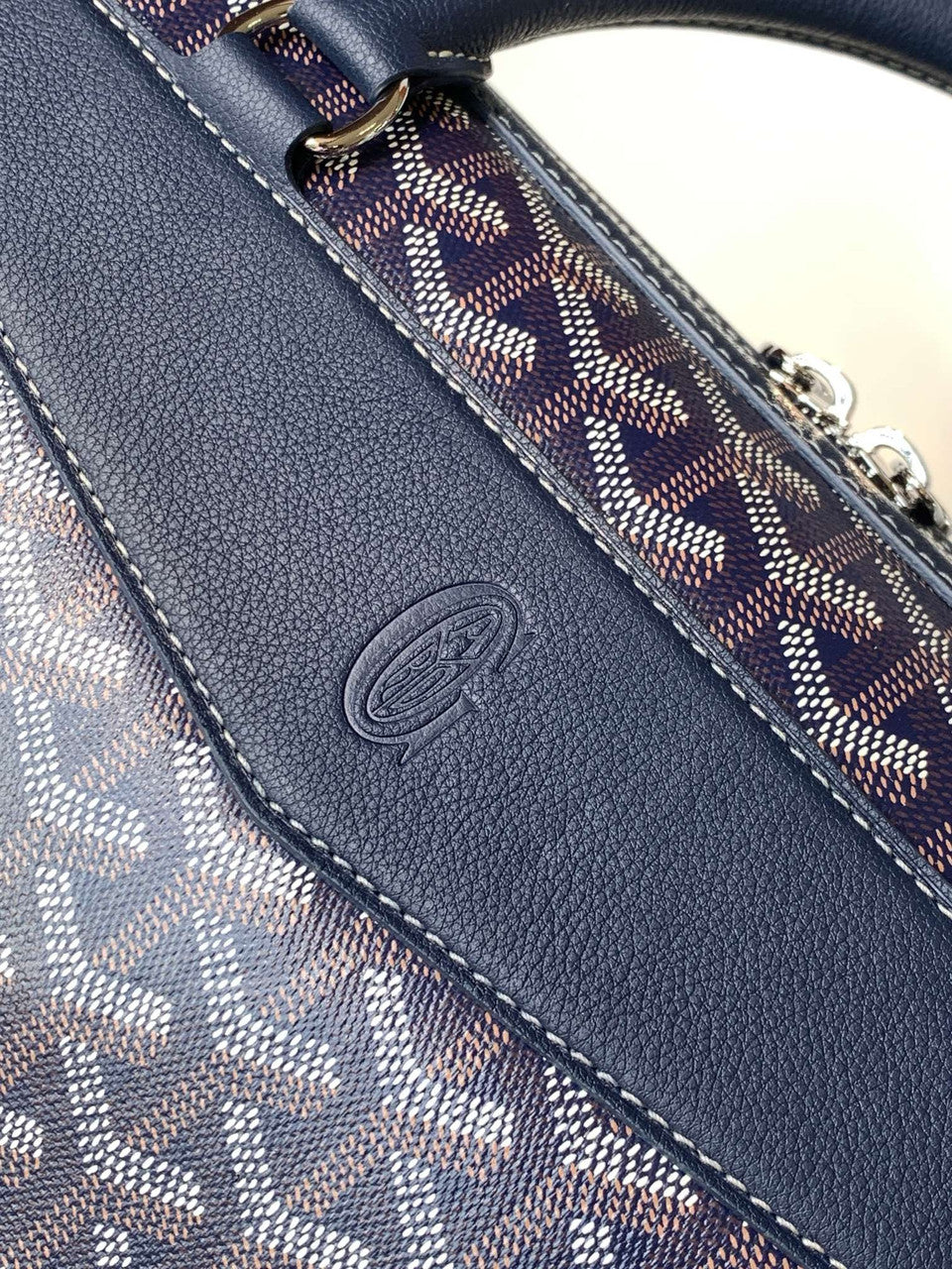 Goyard Cisalpin Document Case Blue Goyard