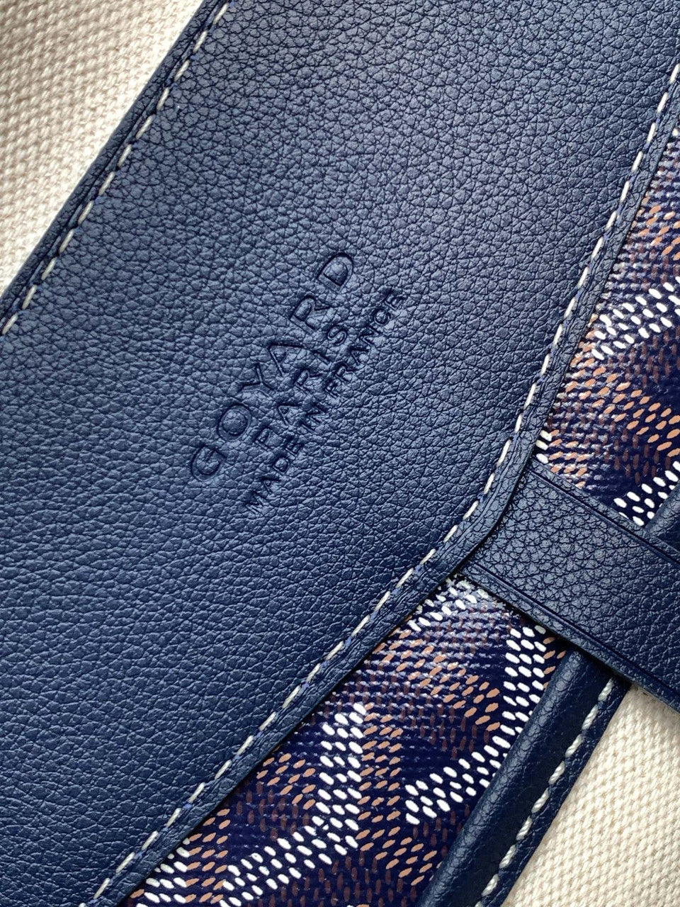 Goyard Cisalpin Document Case Blue Goyard
