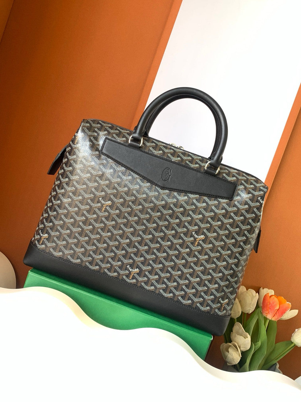 Goyard Cisalpin Document Case Black Goyard