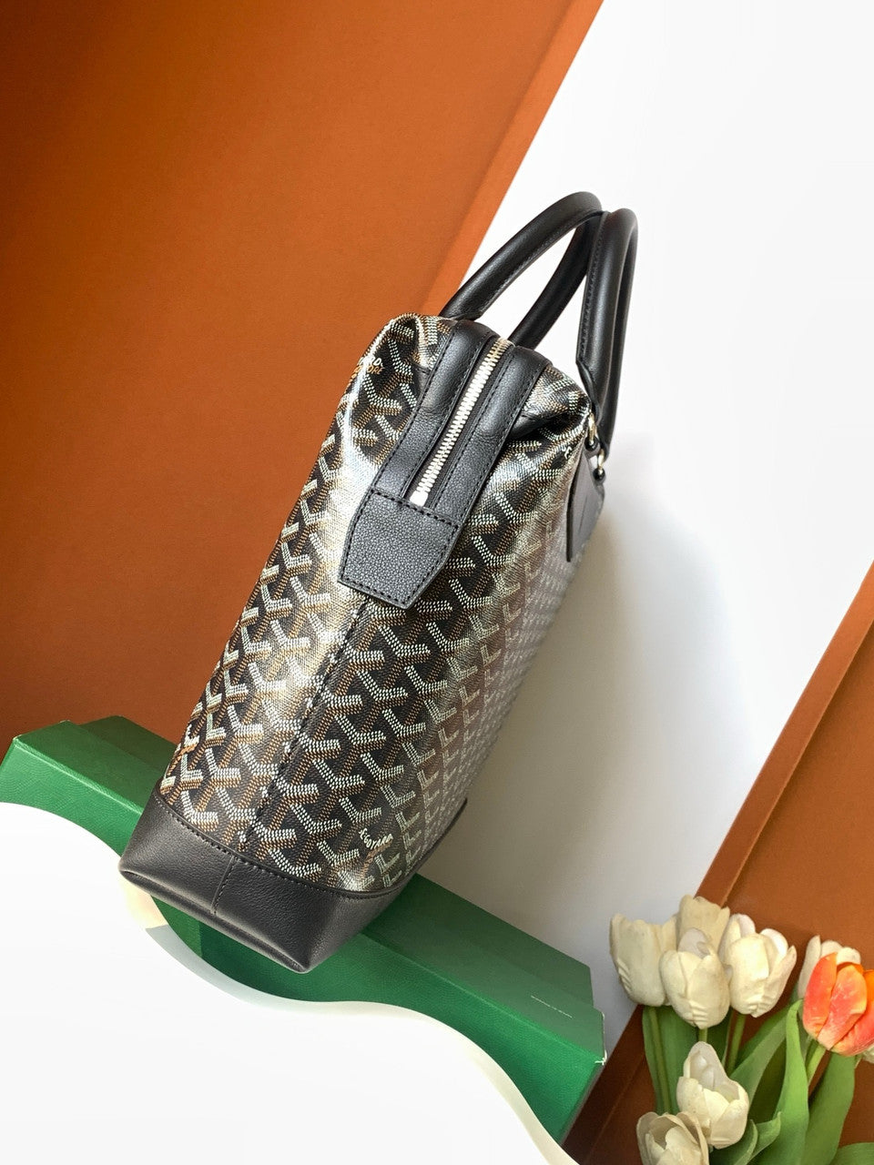 Goyard Cisalpin Document Case Black Goyard