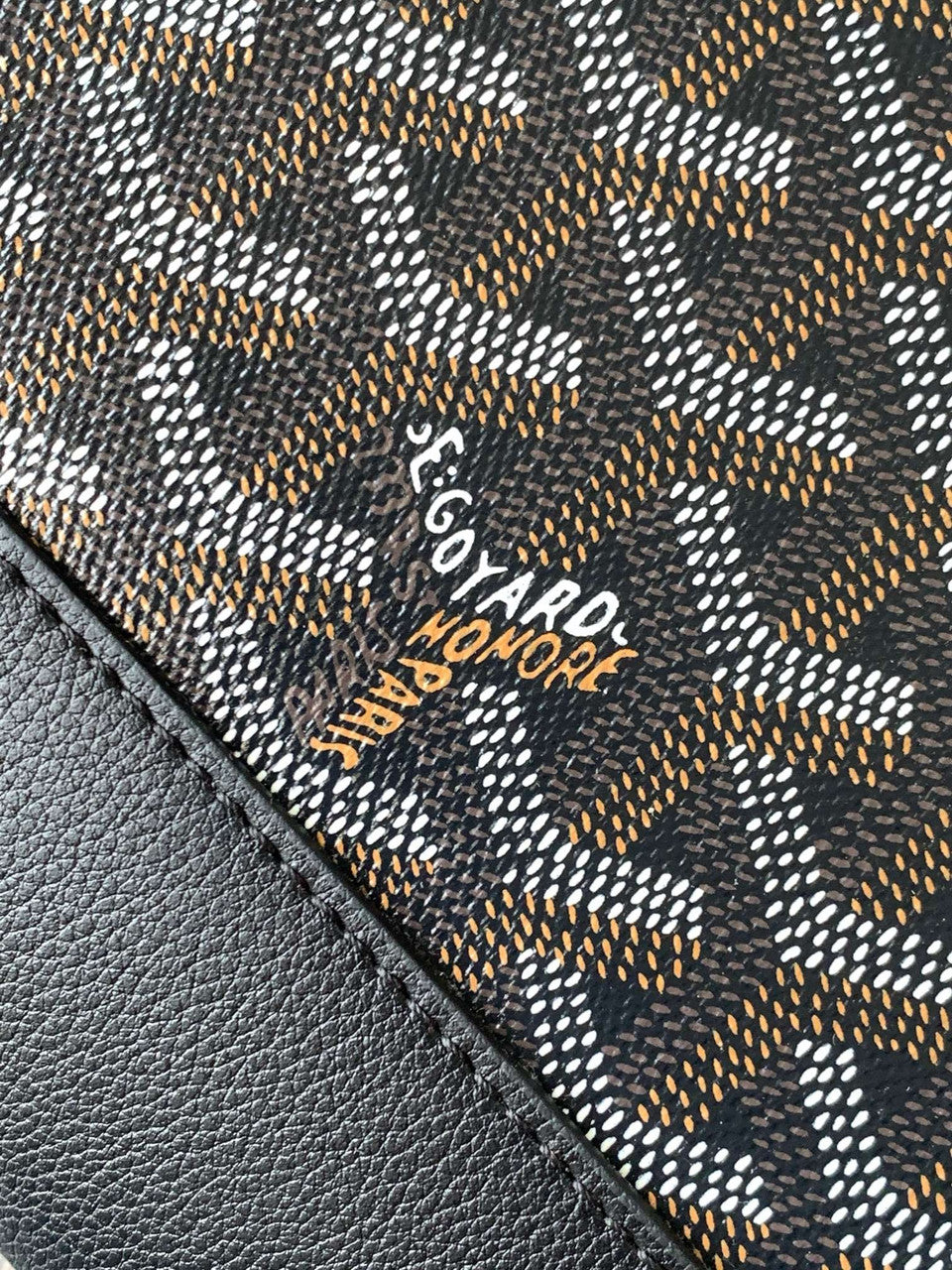 Goyard Cisalpin Document Case Black Goyard