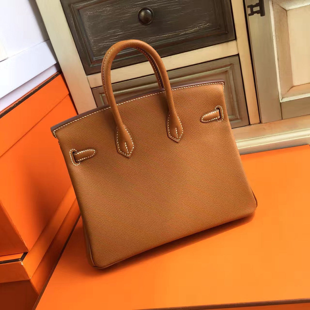 Hermes Gold Birkin 25cm Epsom Gold Hardware