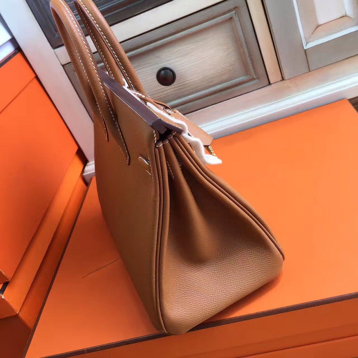 Hermes Gold Birkin 25cm Epsom Gold Hardware