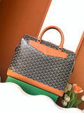 Goyard Cisalpin Document Case Black & Tan Goyard