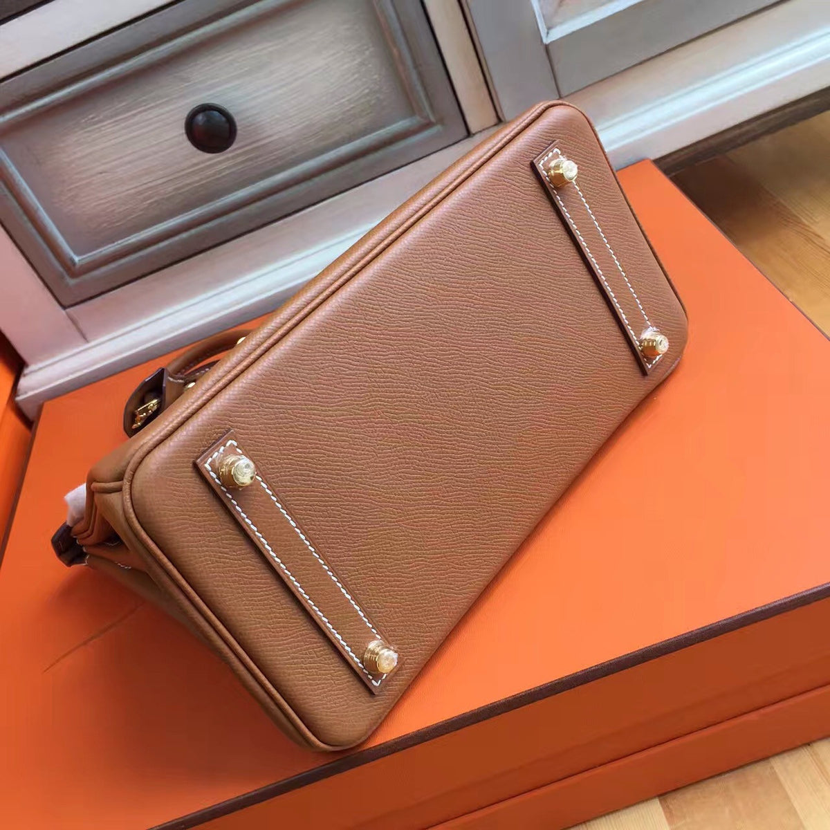 Hermes Gold Birkin 25cm Epsom Gold Hardware