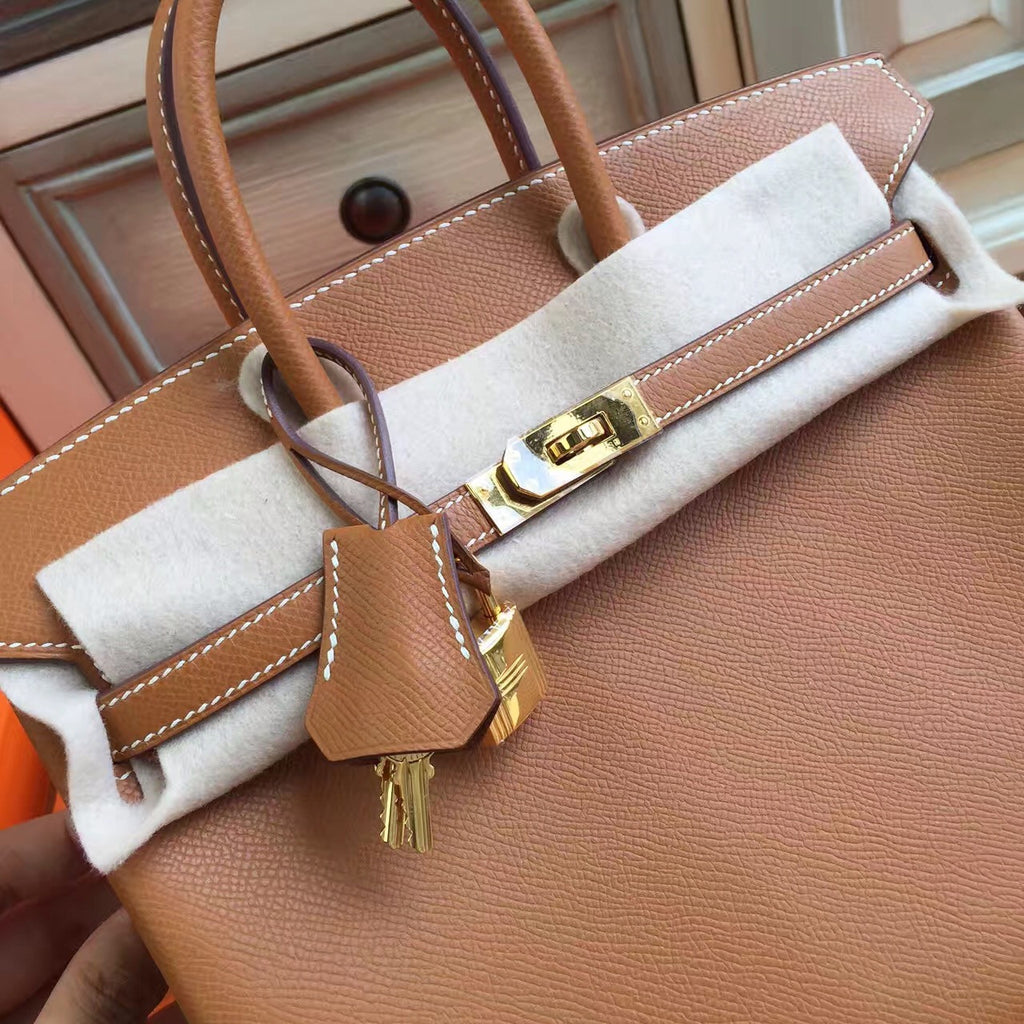 Hermes Gold Birkin 25cm Epsom Gold Hardware