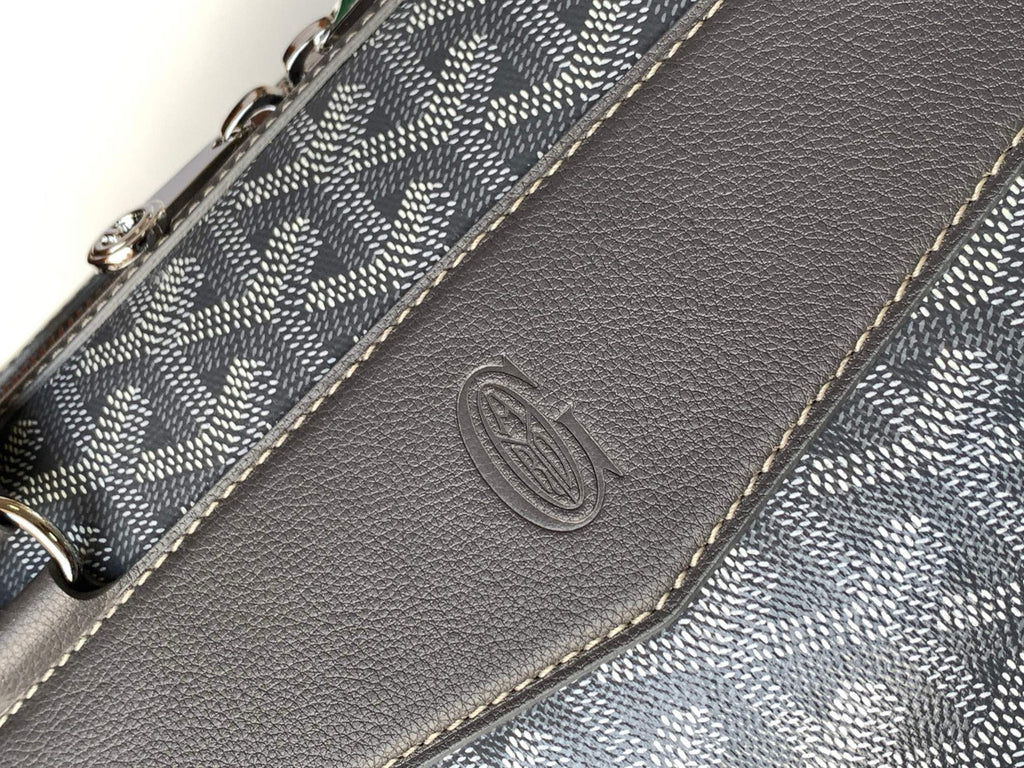 Goyard Cisalpin Document Case Grey Goyard