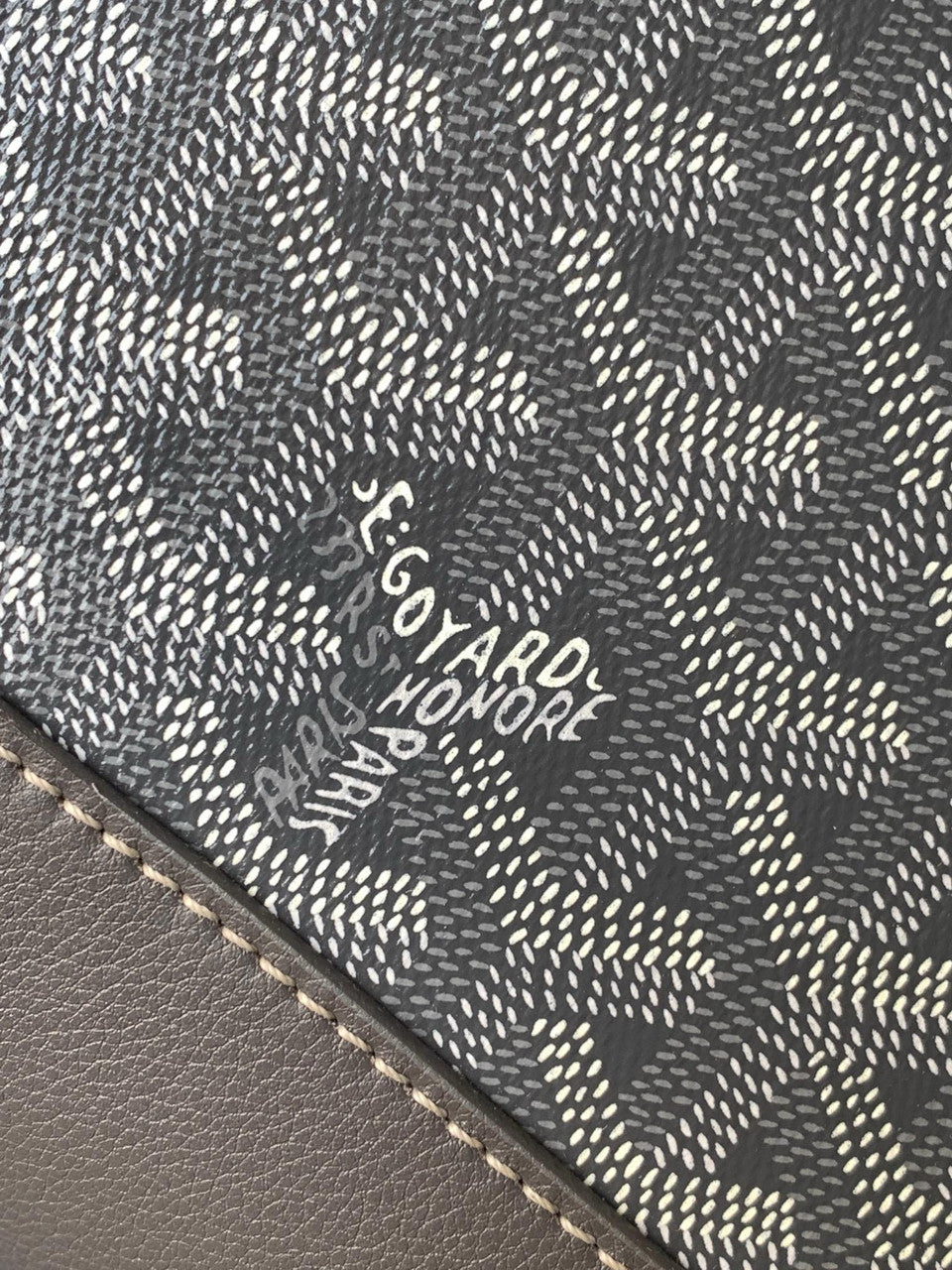 Goyard Cisalpin Document Case Grey Goyard
