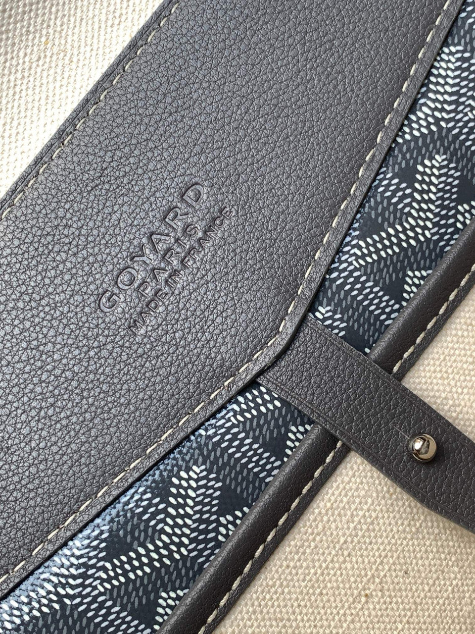 Goyard Cisalpin Document Case Grey Goyard