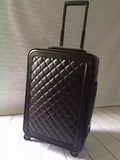 CHANEL Trolly Rolling Suitcase Grained Calfskin Black A69903 Y60626 45002