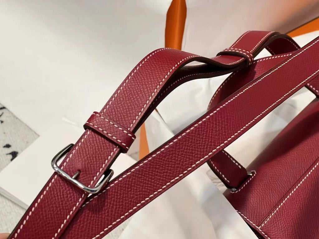 Hermès Ruby Epsom Della Cavalleria Elan Bag Palladium Hardware