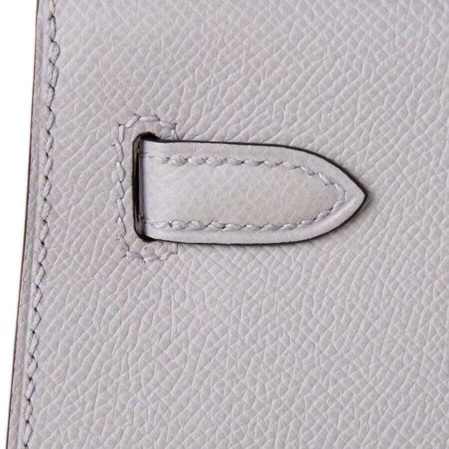 Hermès Gris Mouette Kelly 28 Epsom Palladium Hardware