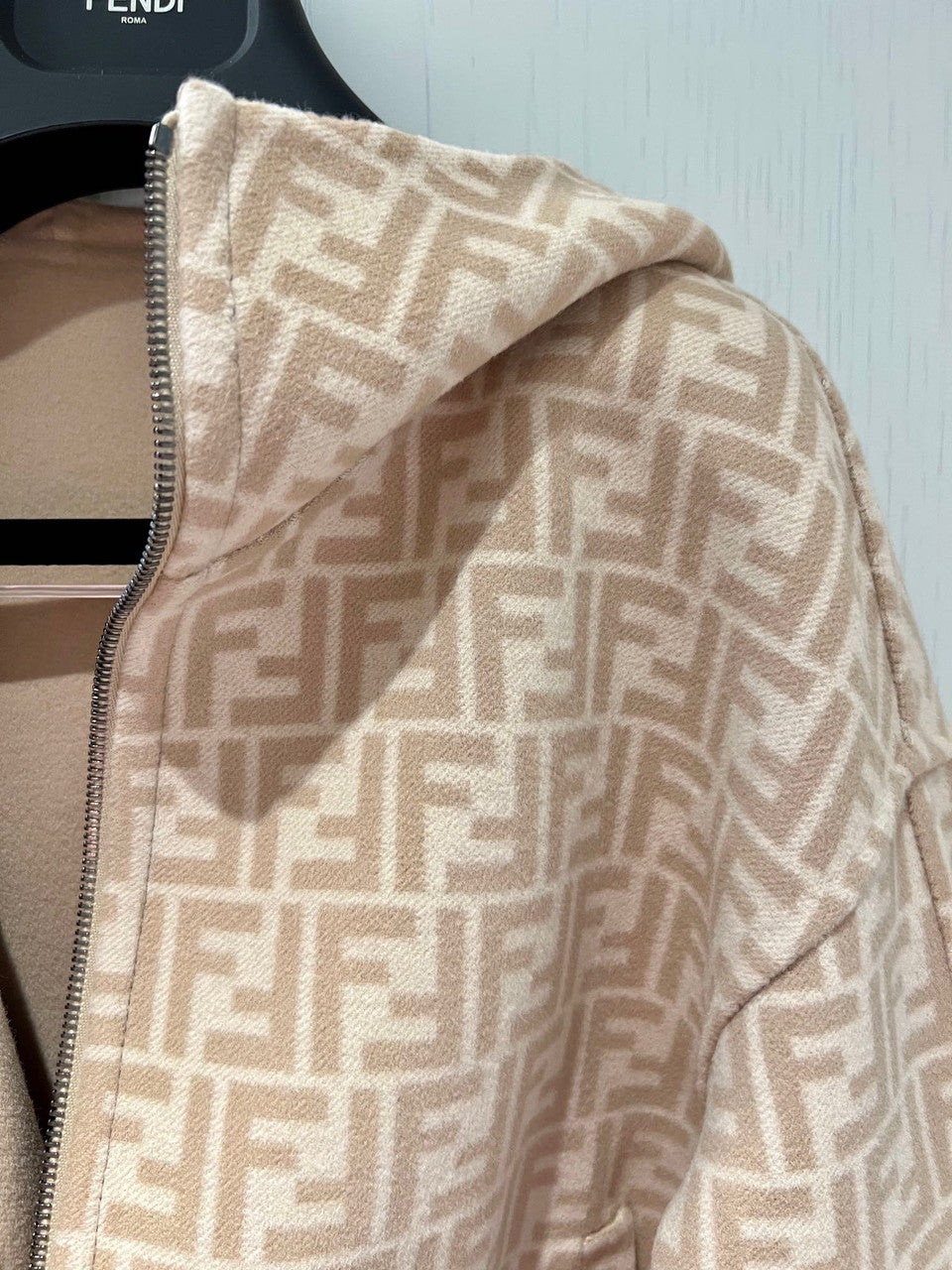 Fendi Double-Sides Beige wool jacket