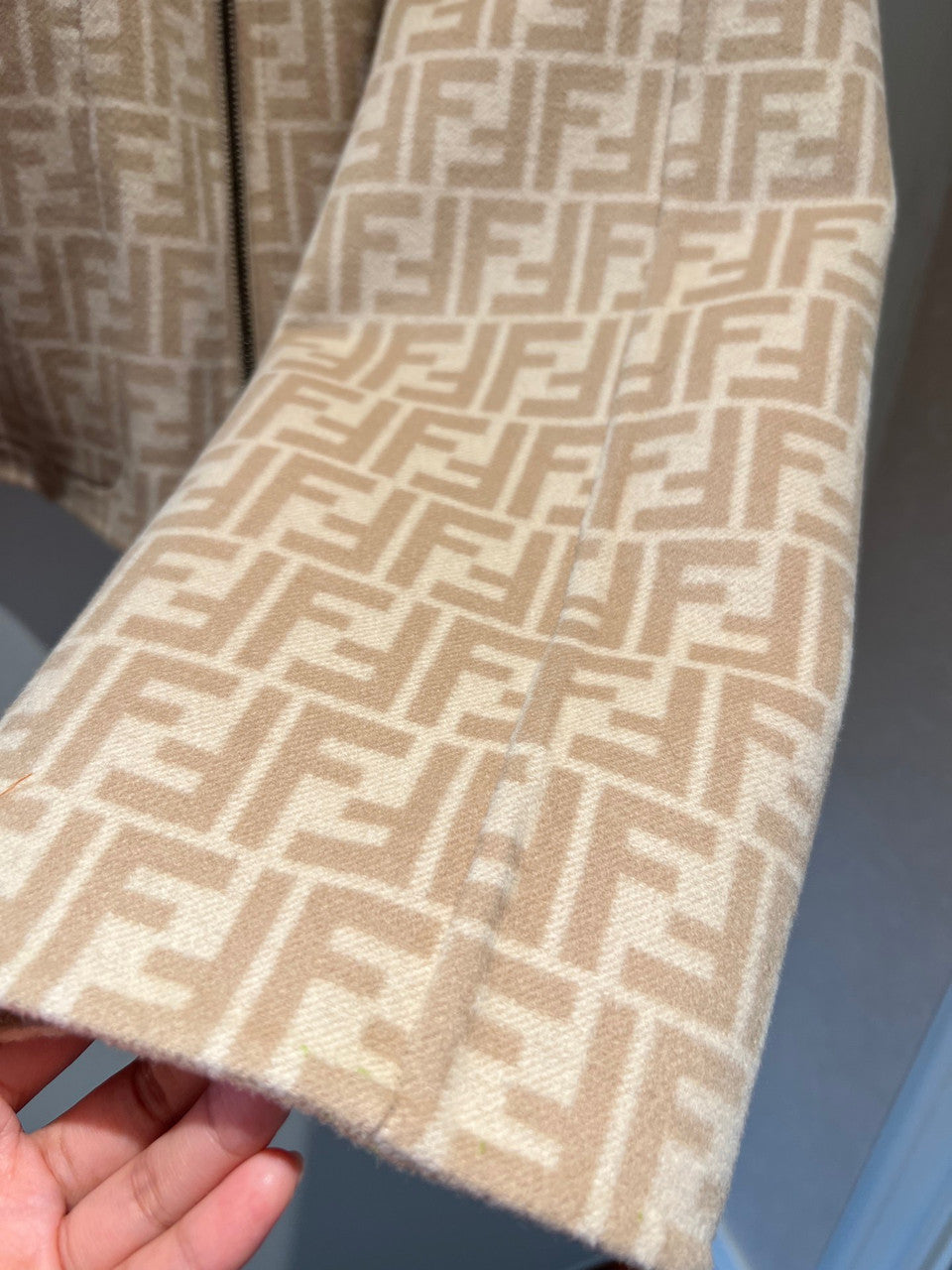 Fendi Double-Sides Beige wool jacket