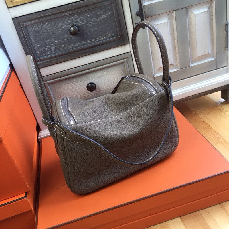 Hermes Lindy 26 Etoupe Swift Palladium HW