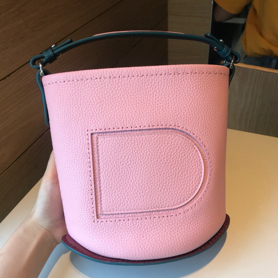 Delvaux Pin Mini Bucket Hibiscus