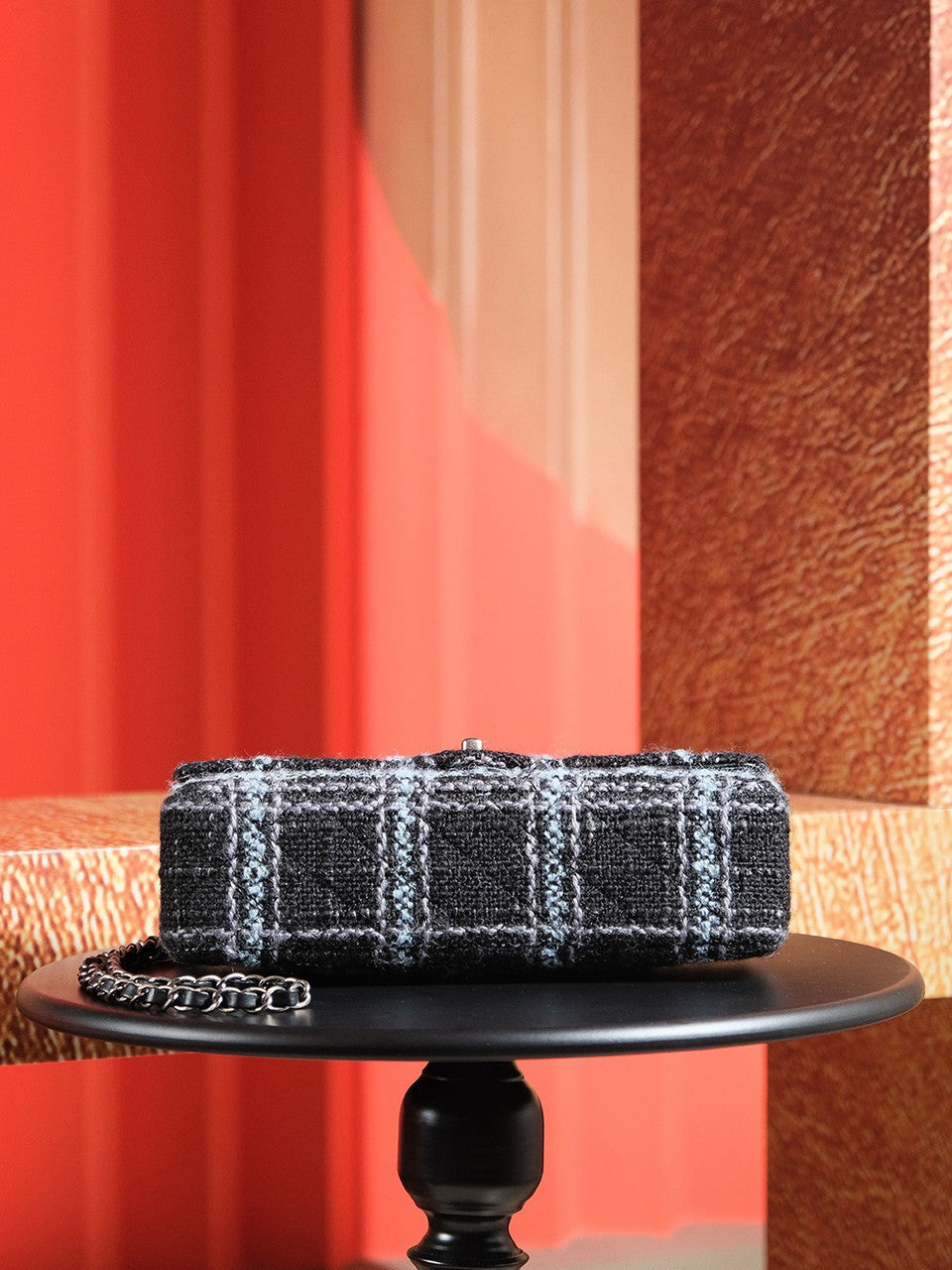 CHANEL FALL-WINTER 2024/25   CLASSIC 11.12 HANDBAG   Wool Tweed