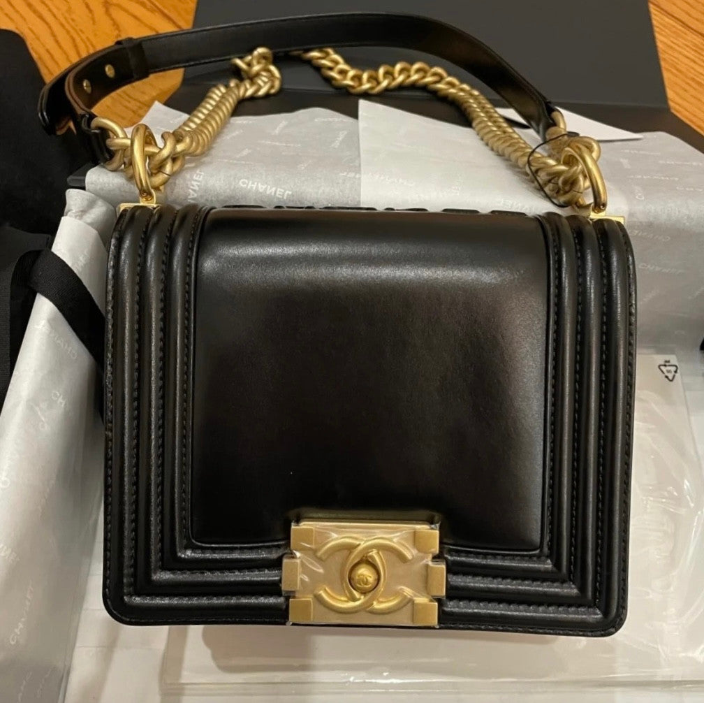 Chanel MINI BOY CHANEL HANDBAG BLACK