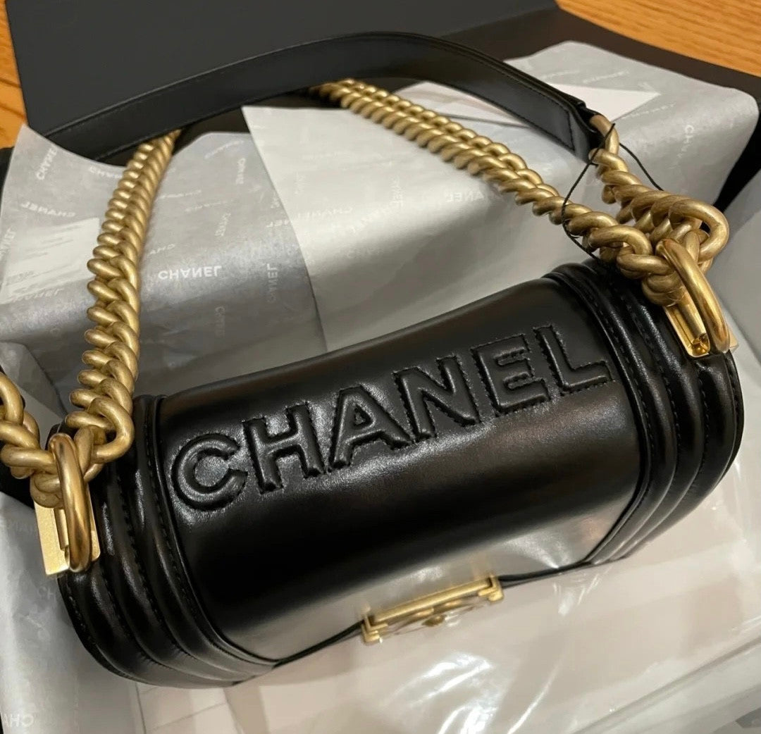 Chanel MINI BOY CHANEL HANDBAG BLACK