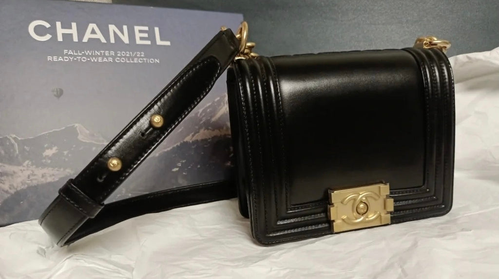 Chanel MINI BOY CHANEL HANDBAG BLACK